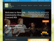 Tablet Screenshot of newlife.org